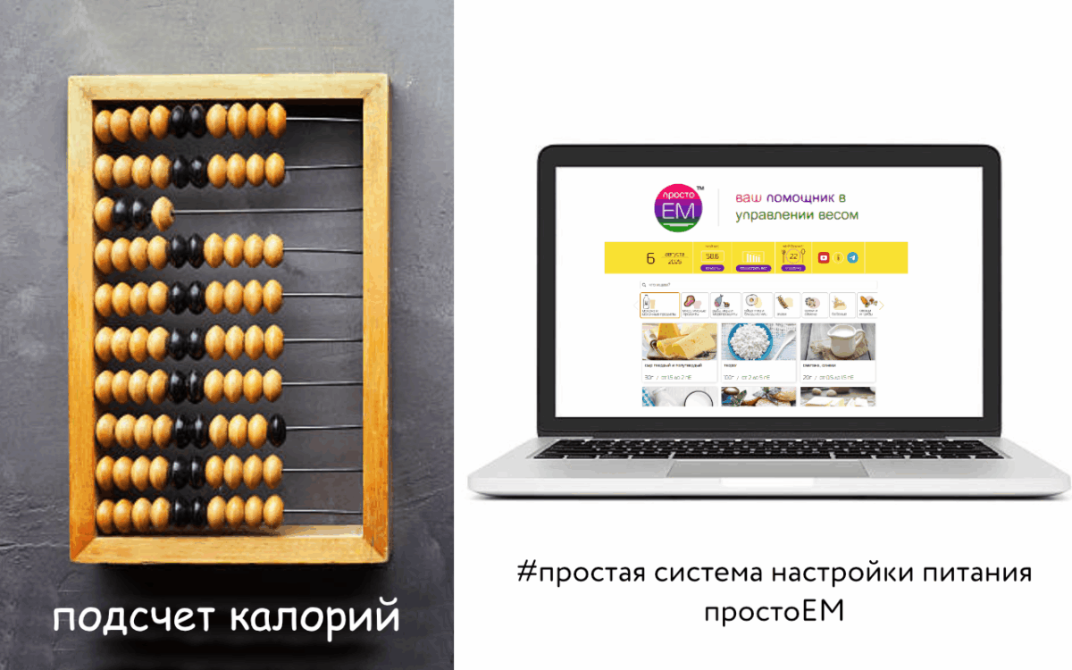 калорииVSпЕ